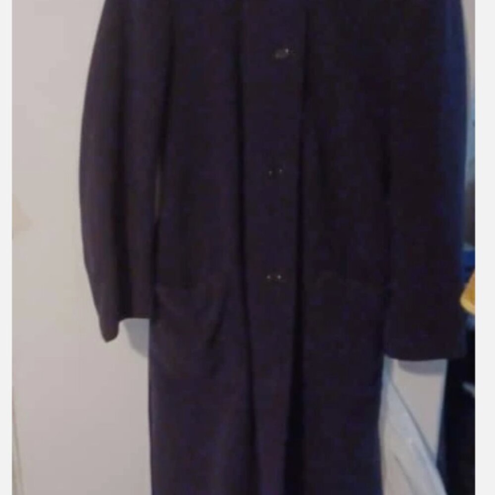 Vintage Fantasia Women's Coat Size 46 Lana Wool & Nylon Fedora Lining